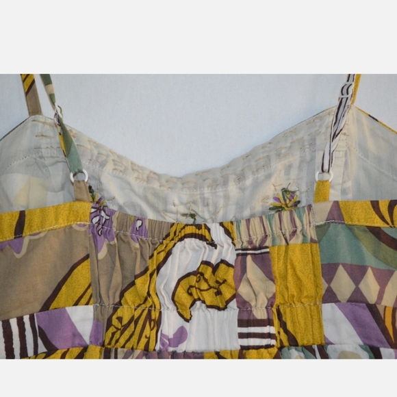 Cabi Style #107 Patchwork Beaded Sundress Size 2 Empire Waist - Picture 8 of 8